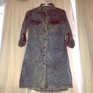 Stonewash mini dress